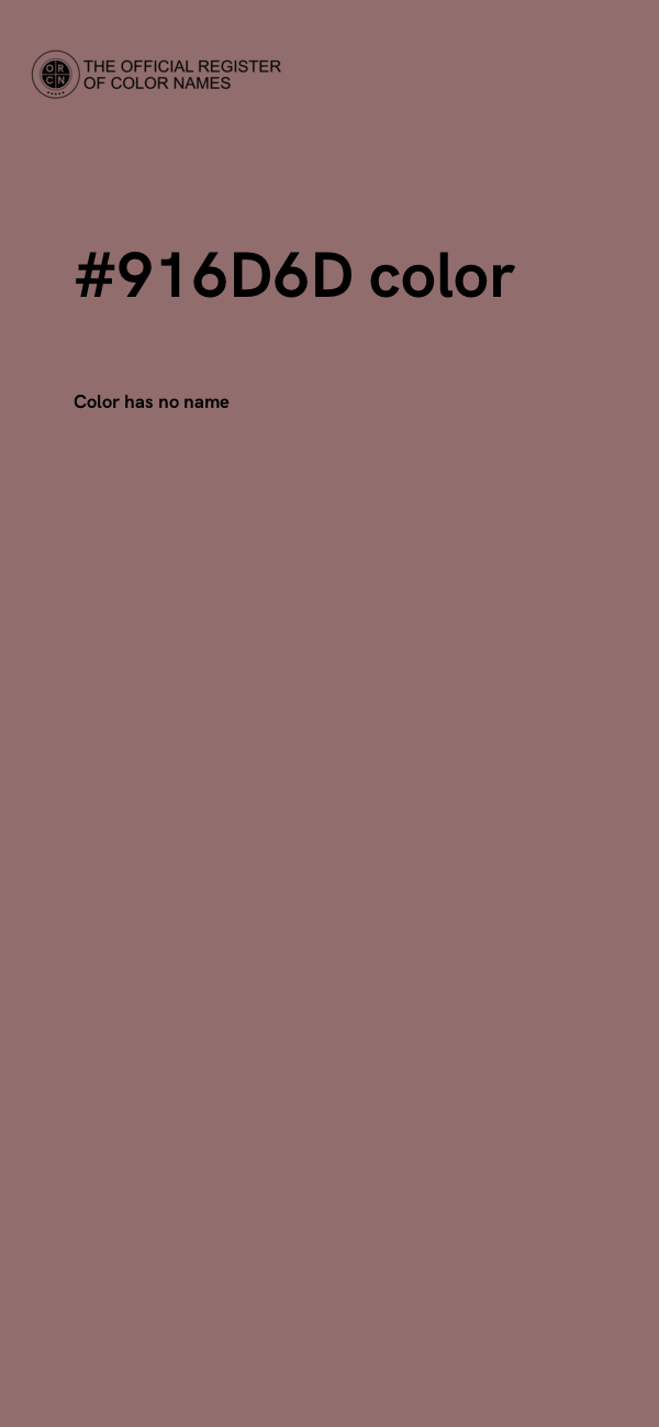 #916D6D color image