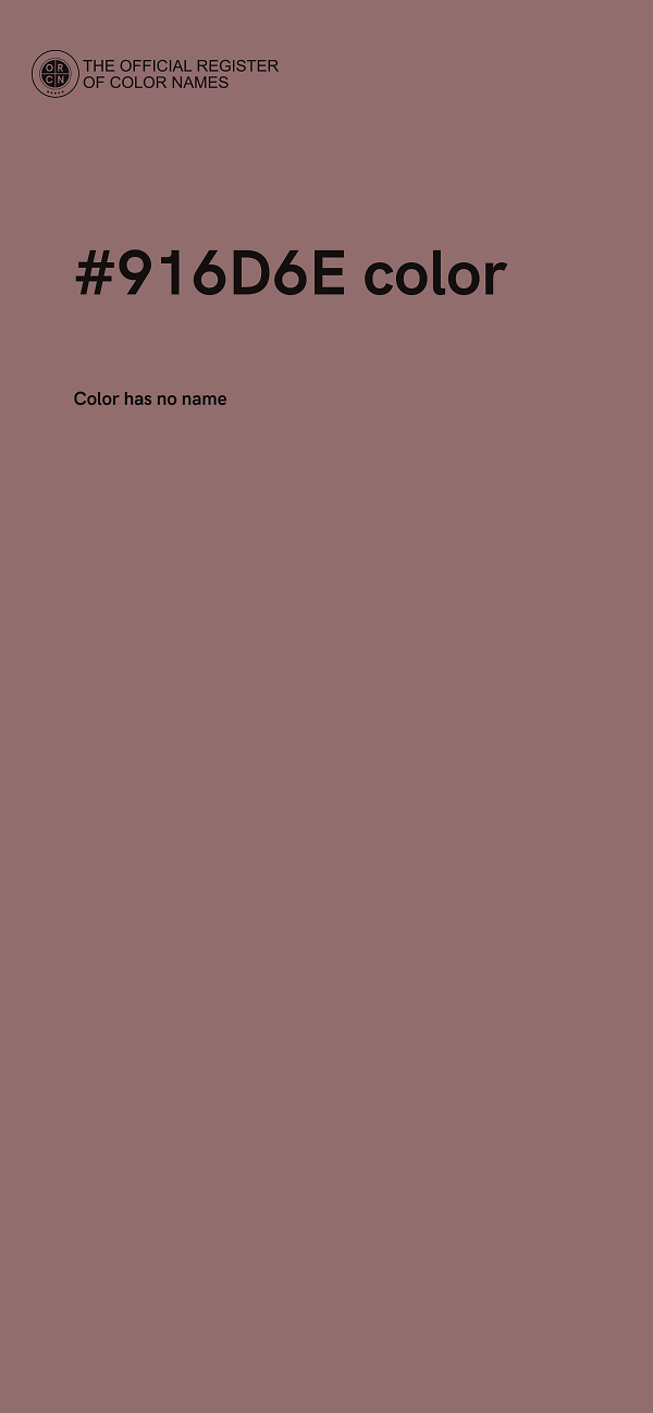 #916D6E color image