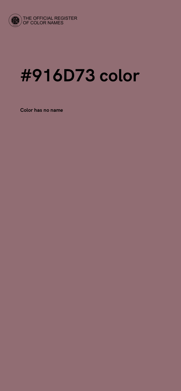 #916D73 color image