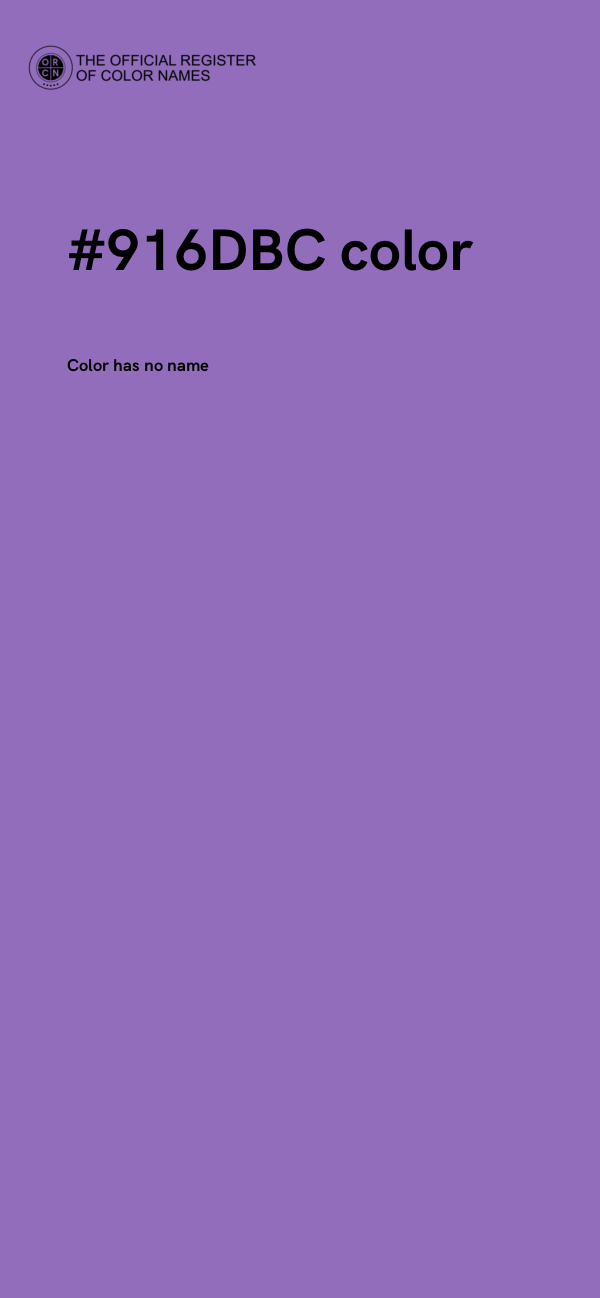 #916DBC color image