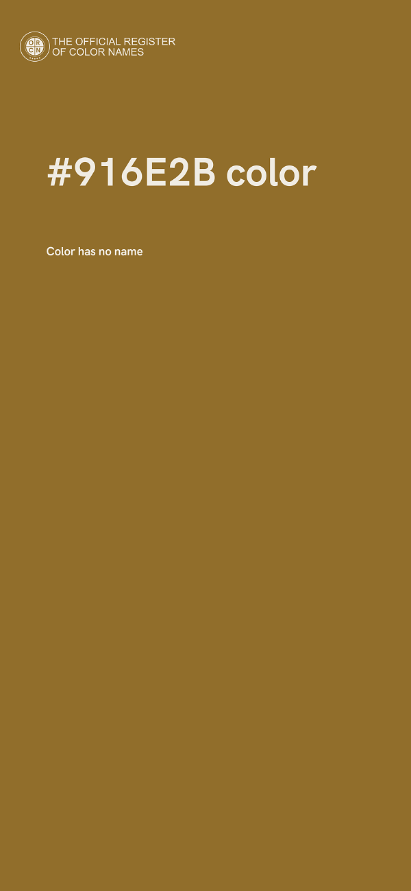 #916E2B color image