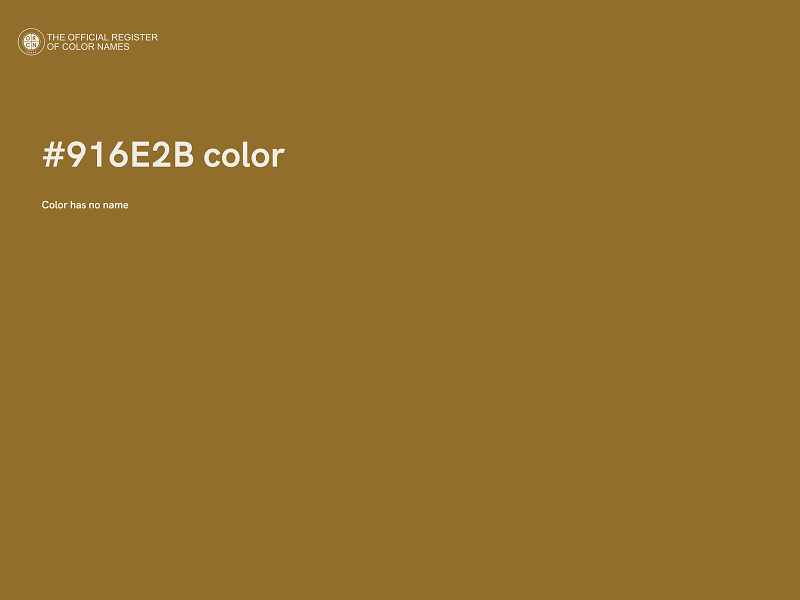 #916E2B color image