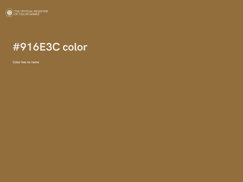 #916E3C color image