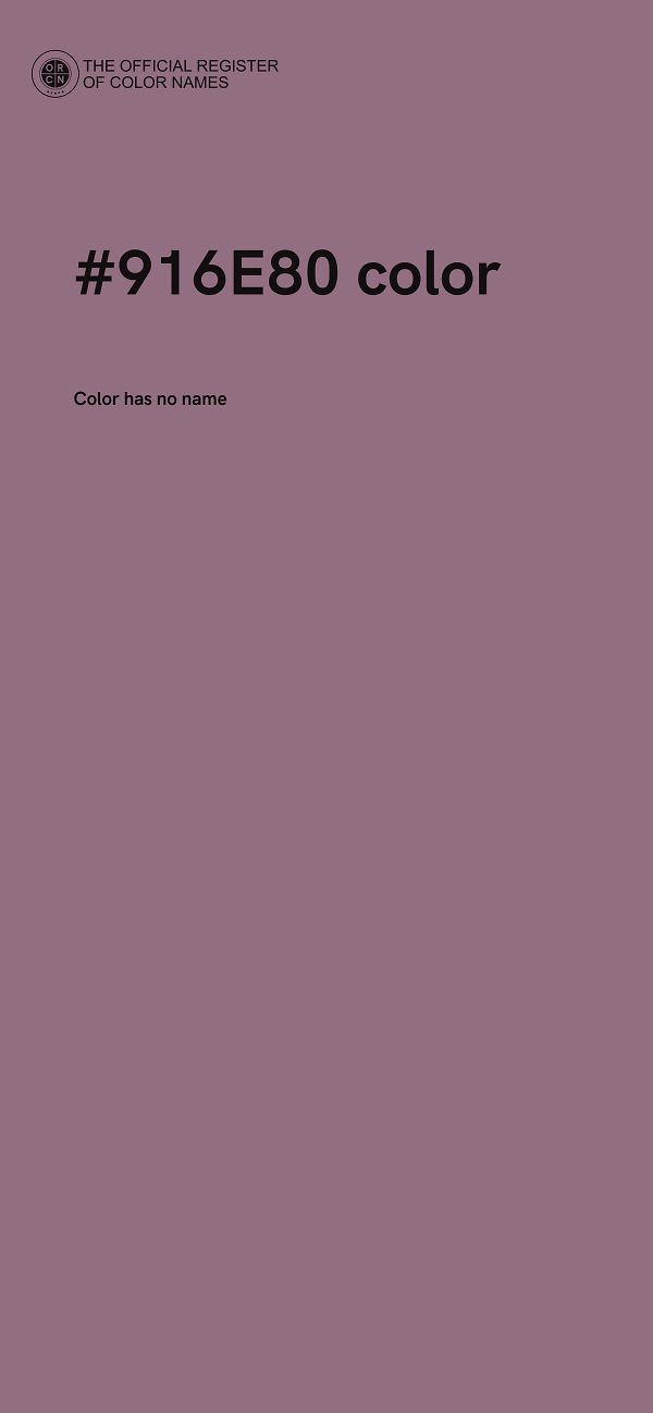 #916E80 color image