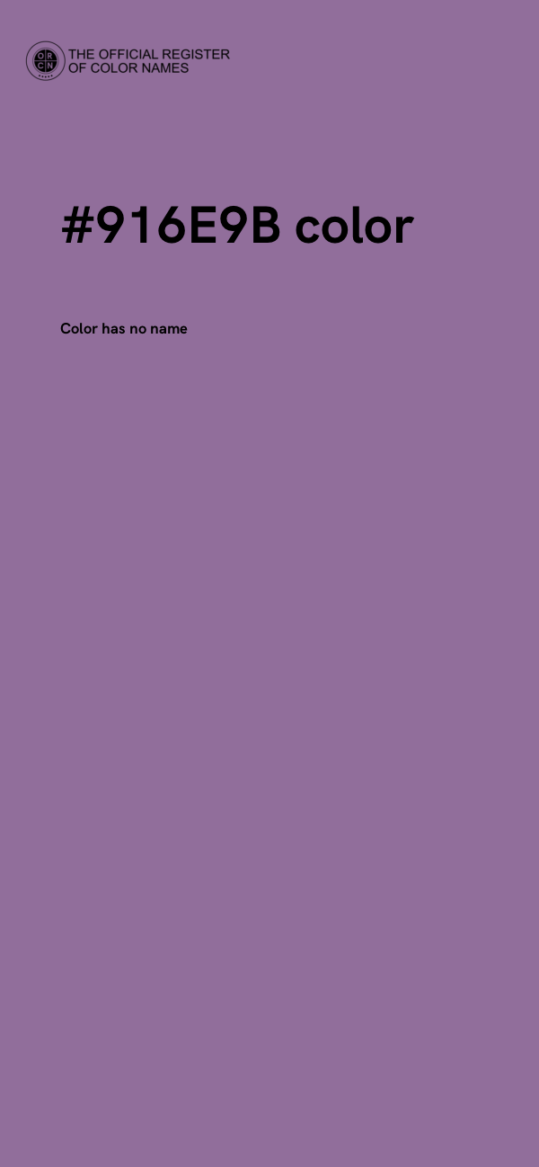 #916E9B color image