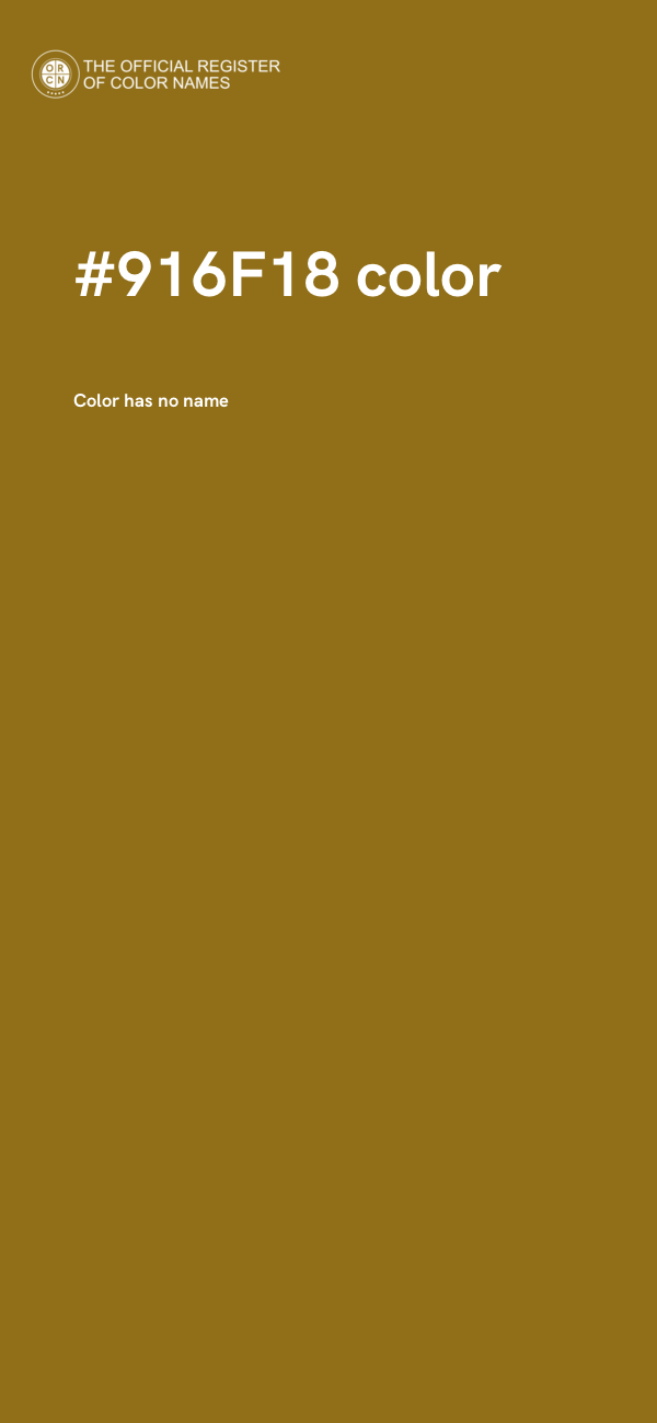 #916F18 color image