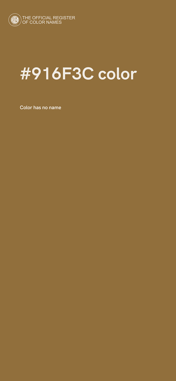 #916F3C color image