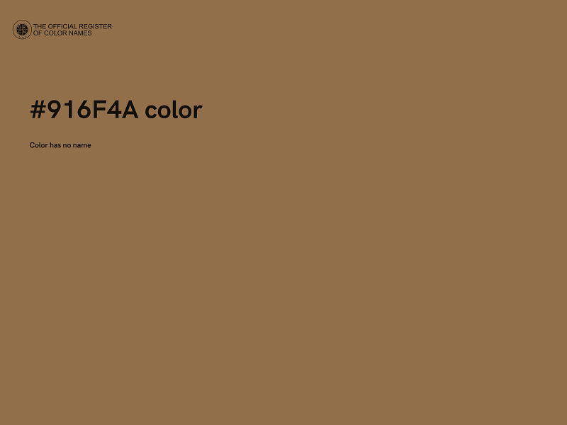 #916F4A color image