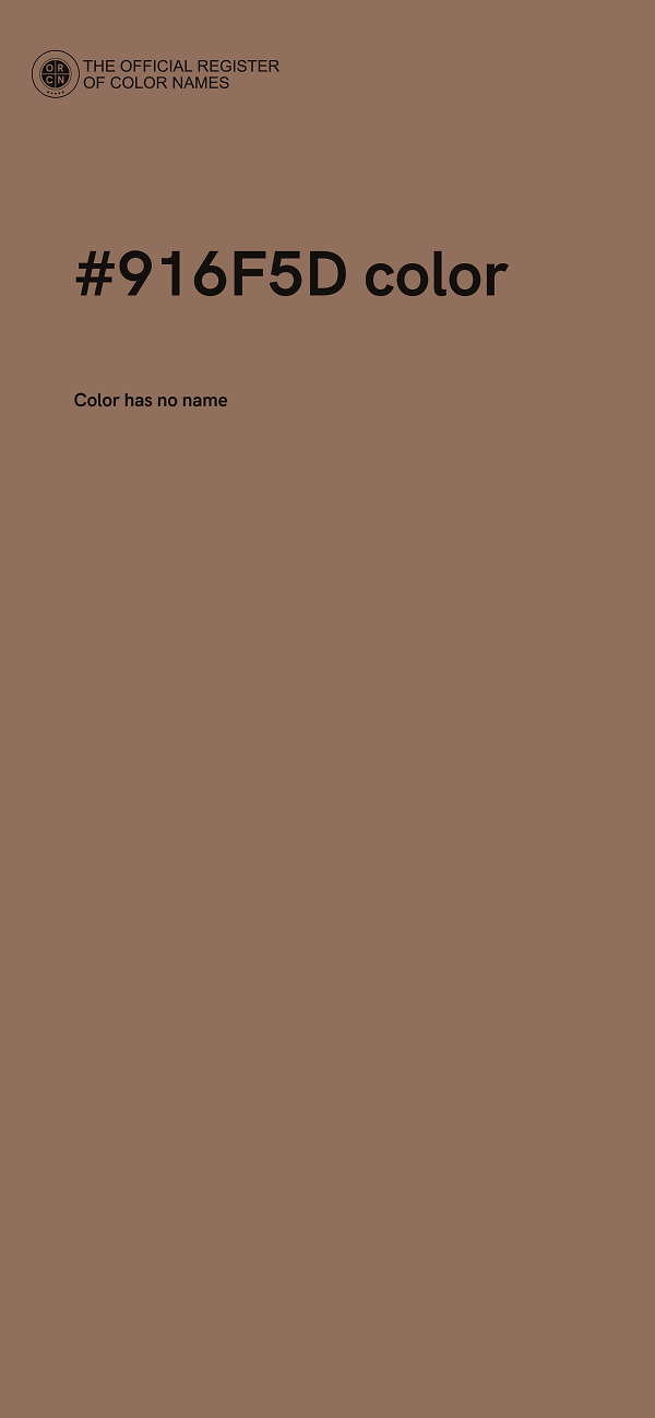 #916F5D color image