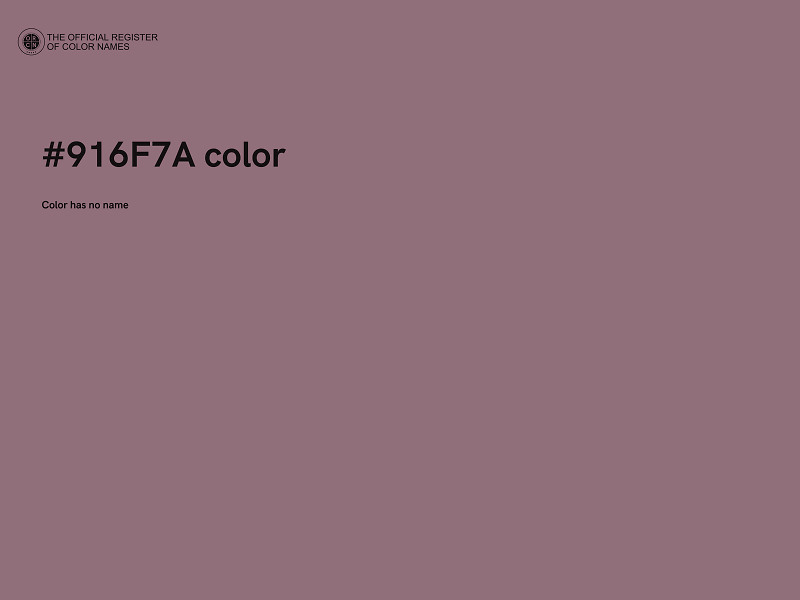 #916F7A color image