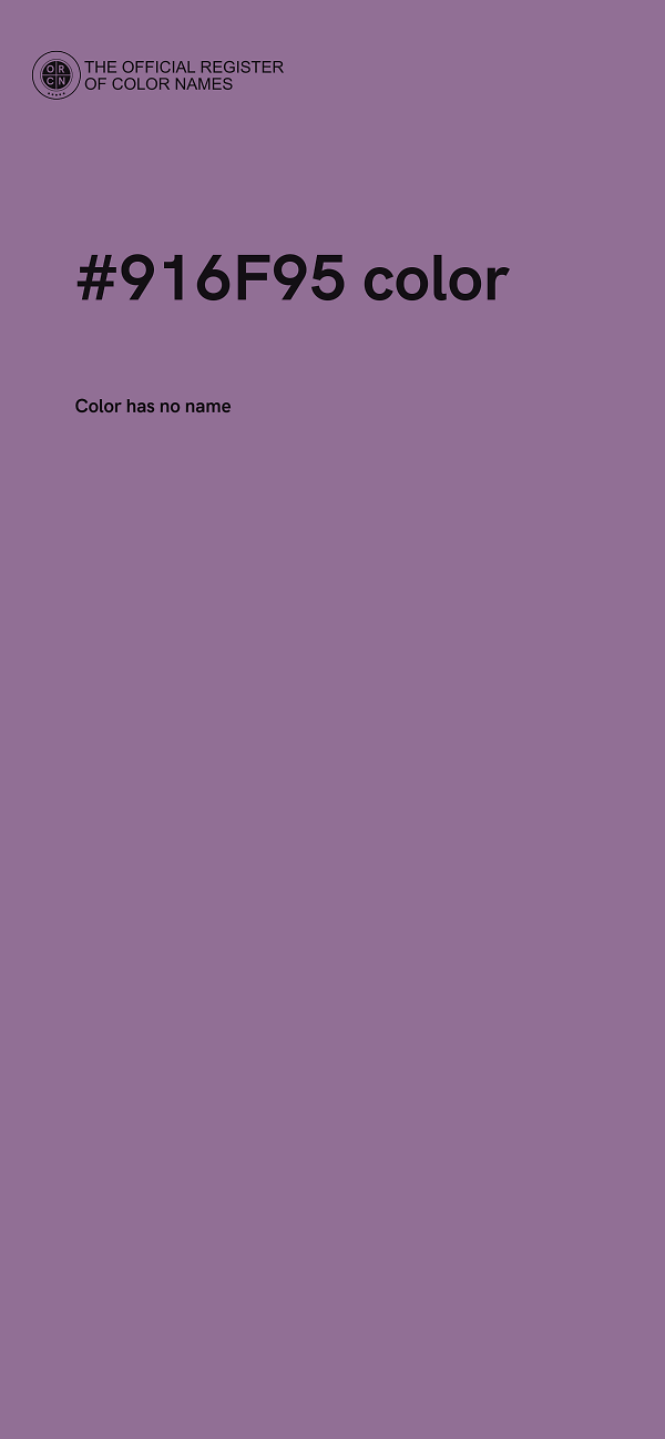 #916F95 color image