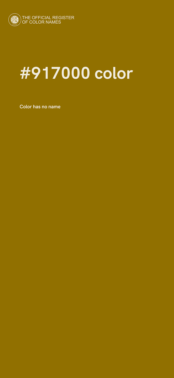 #917000 color image