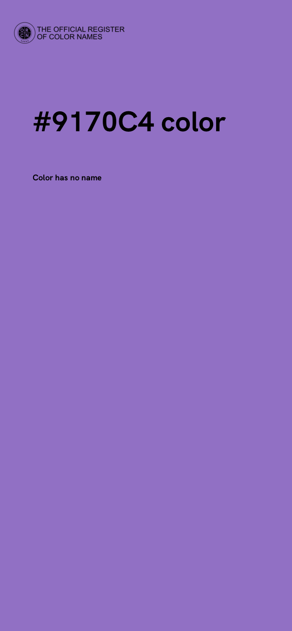 #9170C4 color image