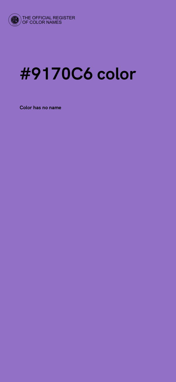 #9170C6 color image