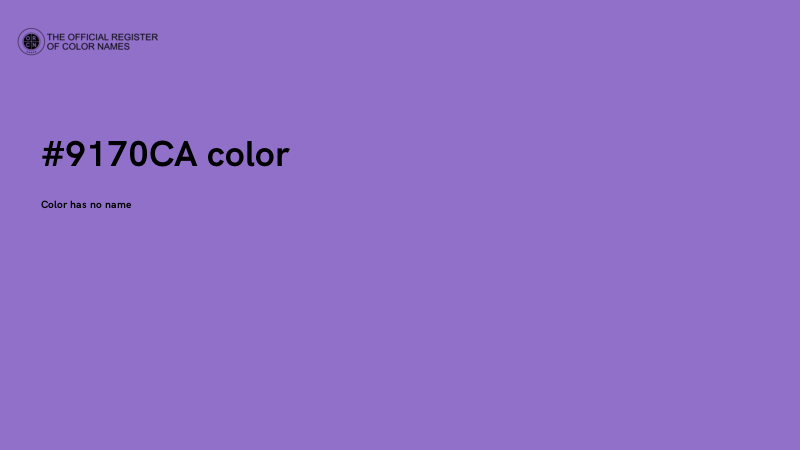 #9170CA color image