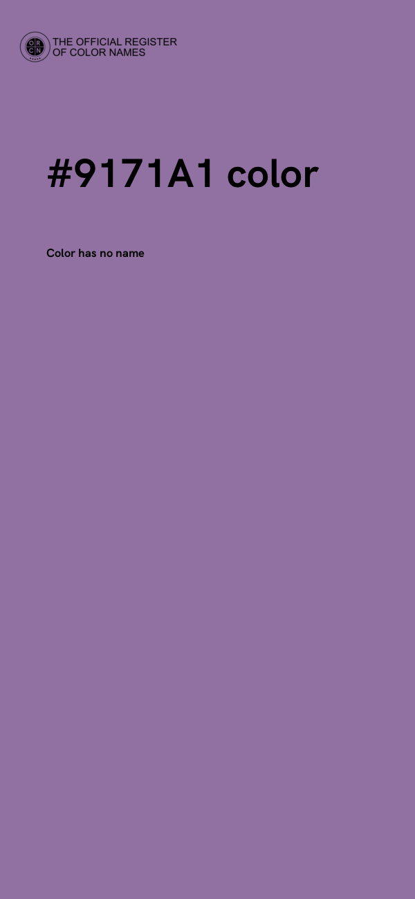 #9171A1 color image