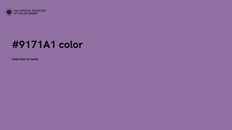 #9171A1 color image
