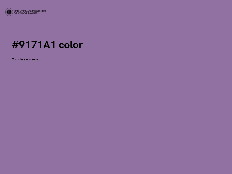 #9171A1 color image