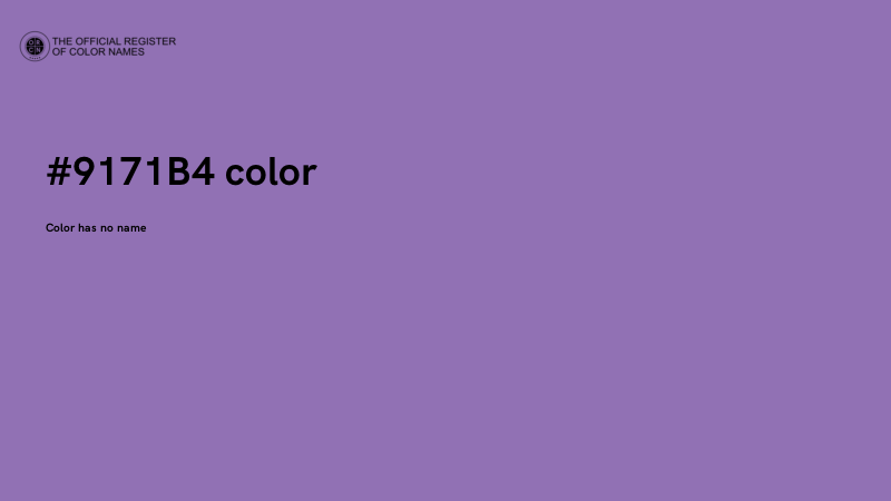 #9171B4 color image