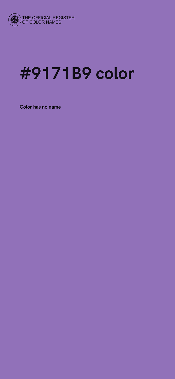 #9171B9 color image