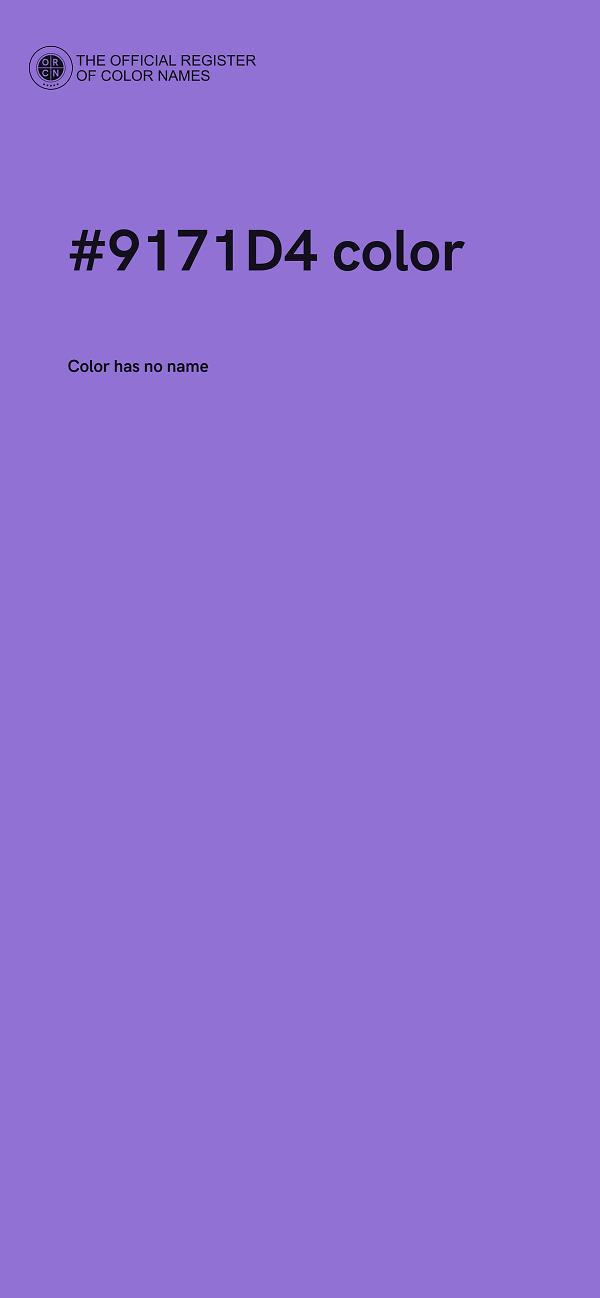 #9171D4 color image