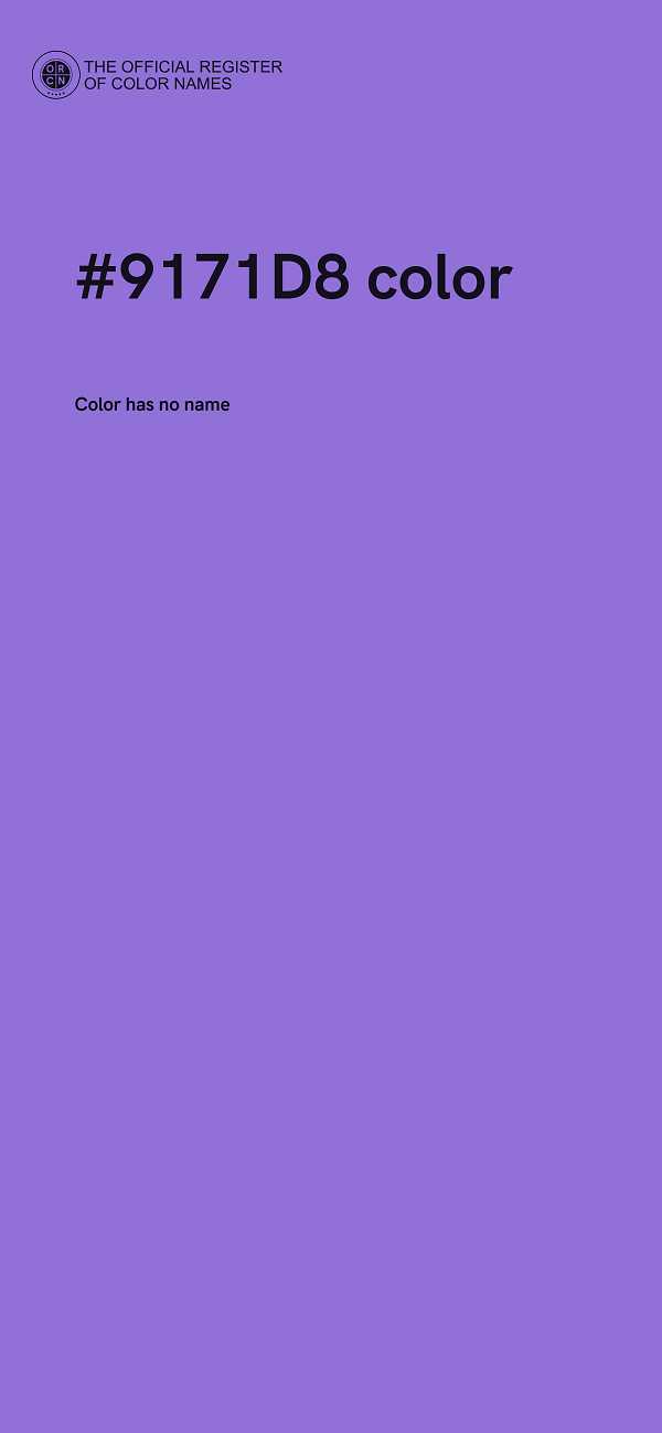 #9171D8 color image