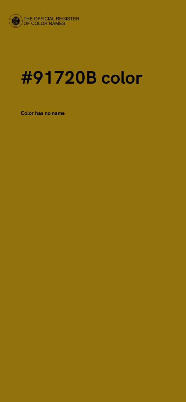 #91720B color image