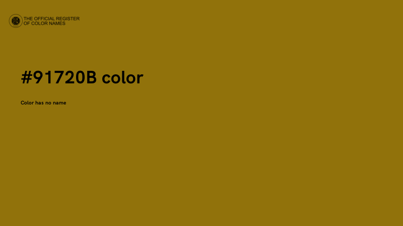 #91720B color image