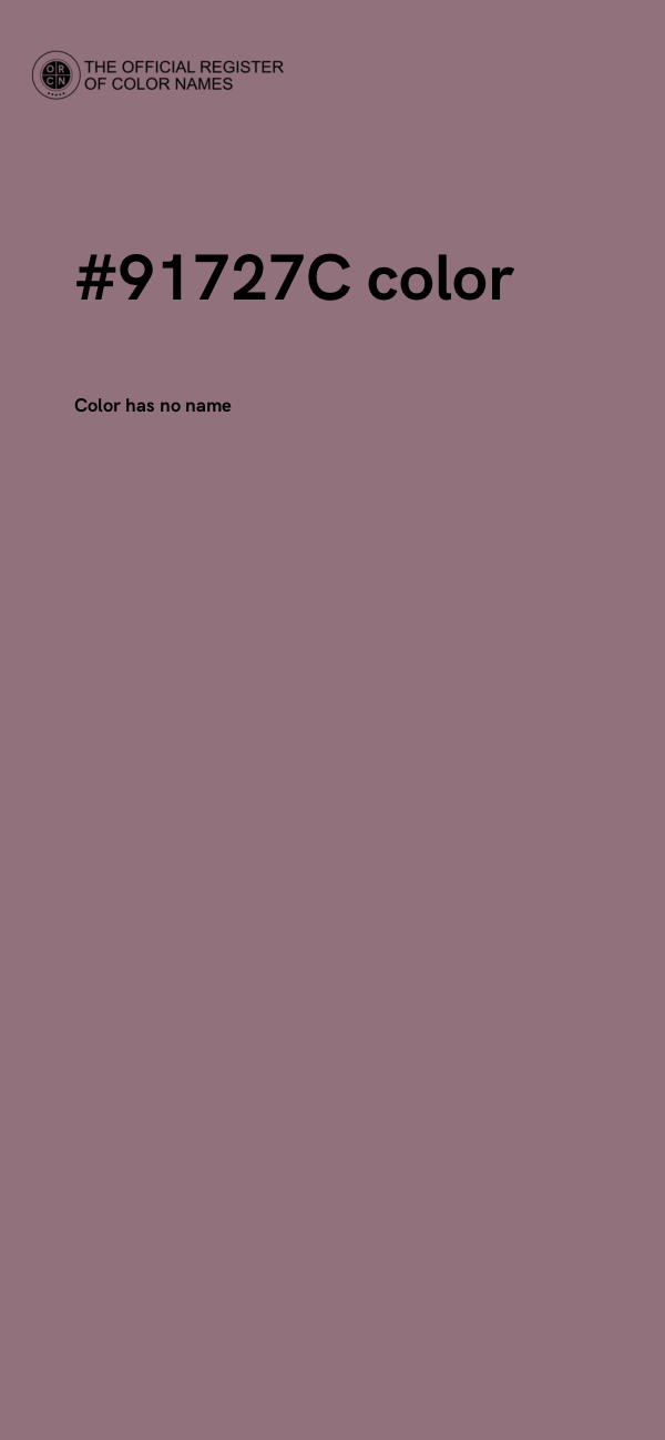 #91727C color image
