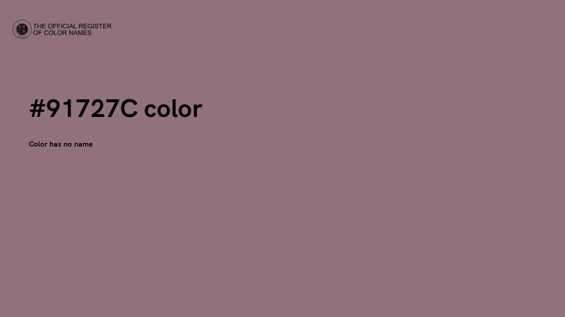 #91727C color image