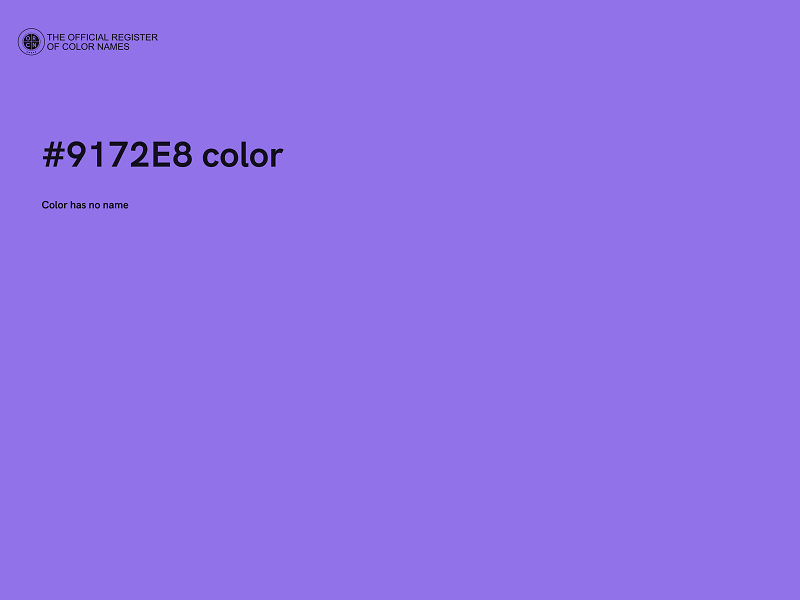 #9172E8 color image