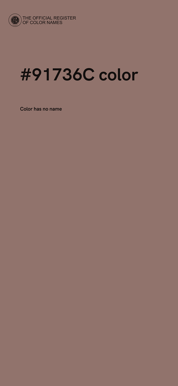 #91736C color image