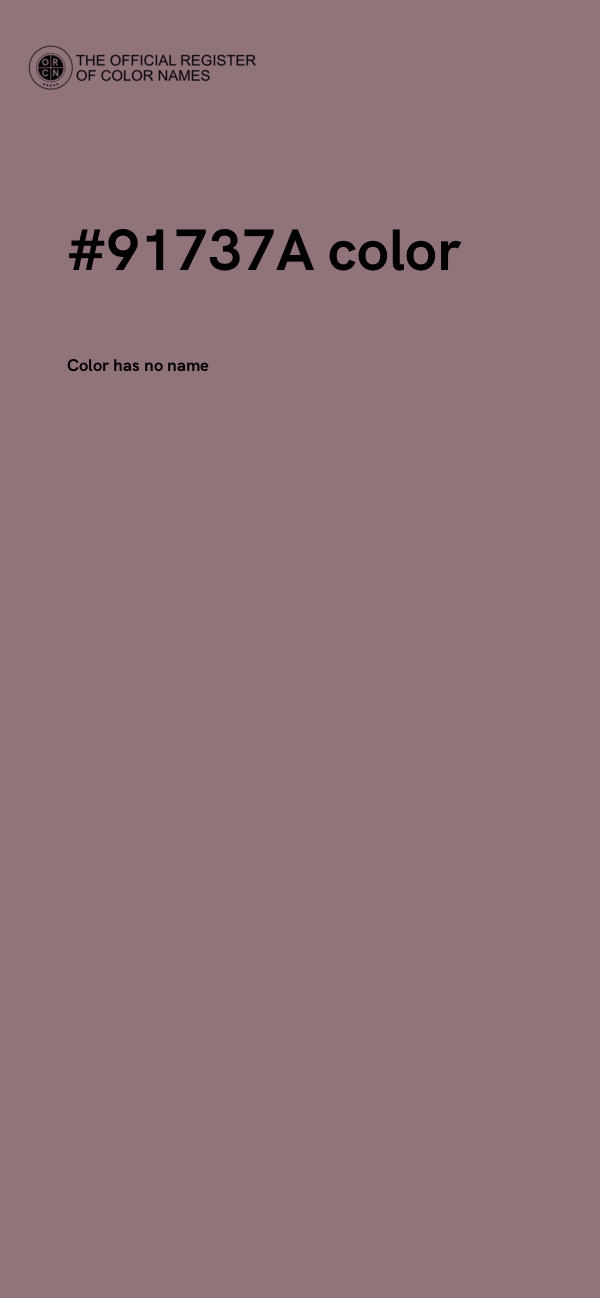 #91737A color image