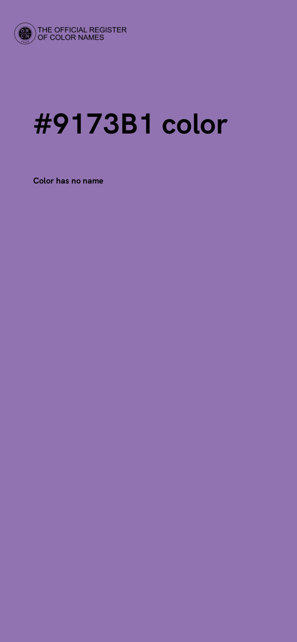 #9173B1 color image