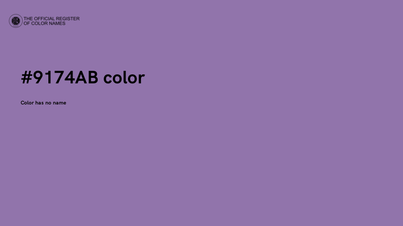 #9174AB color image