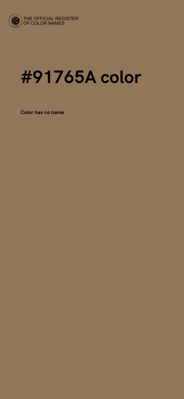 #91765A color image