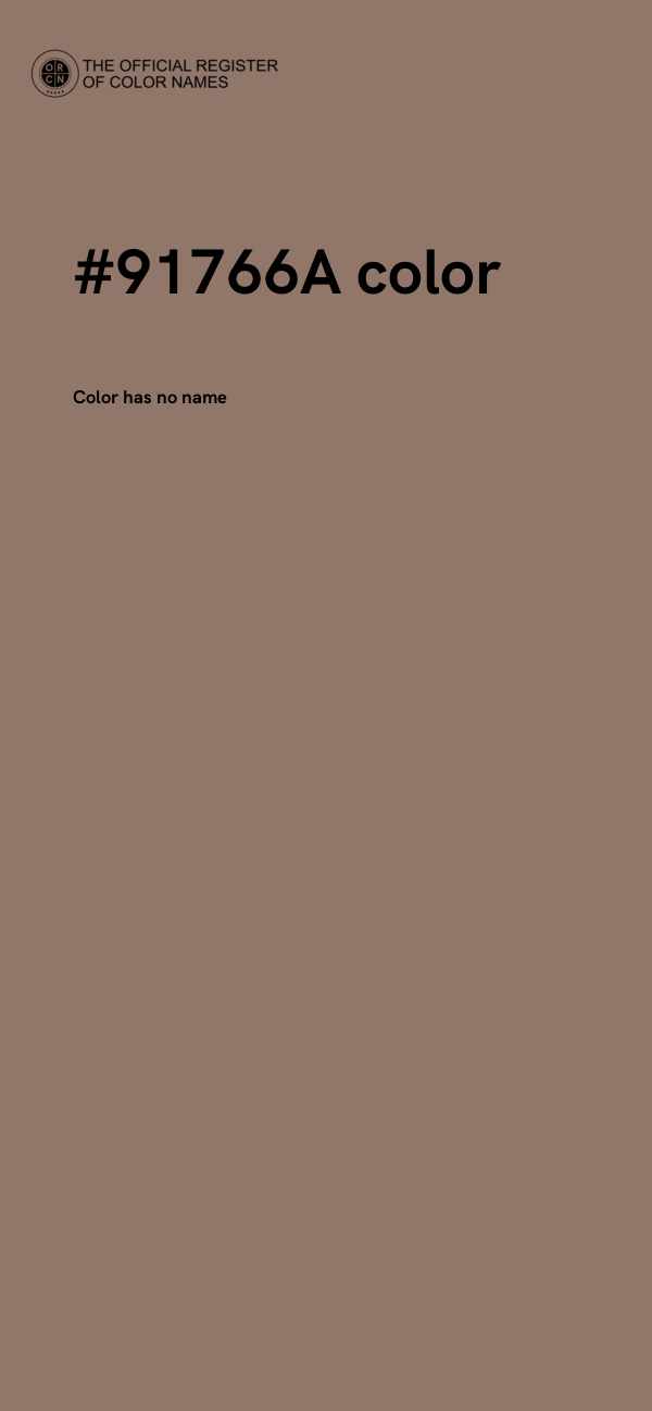 #91766A color image