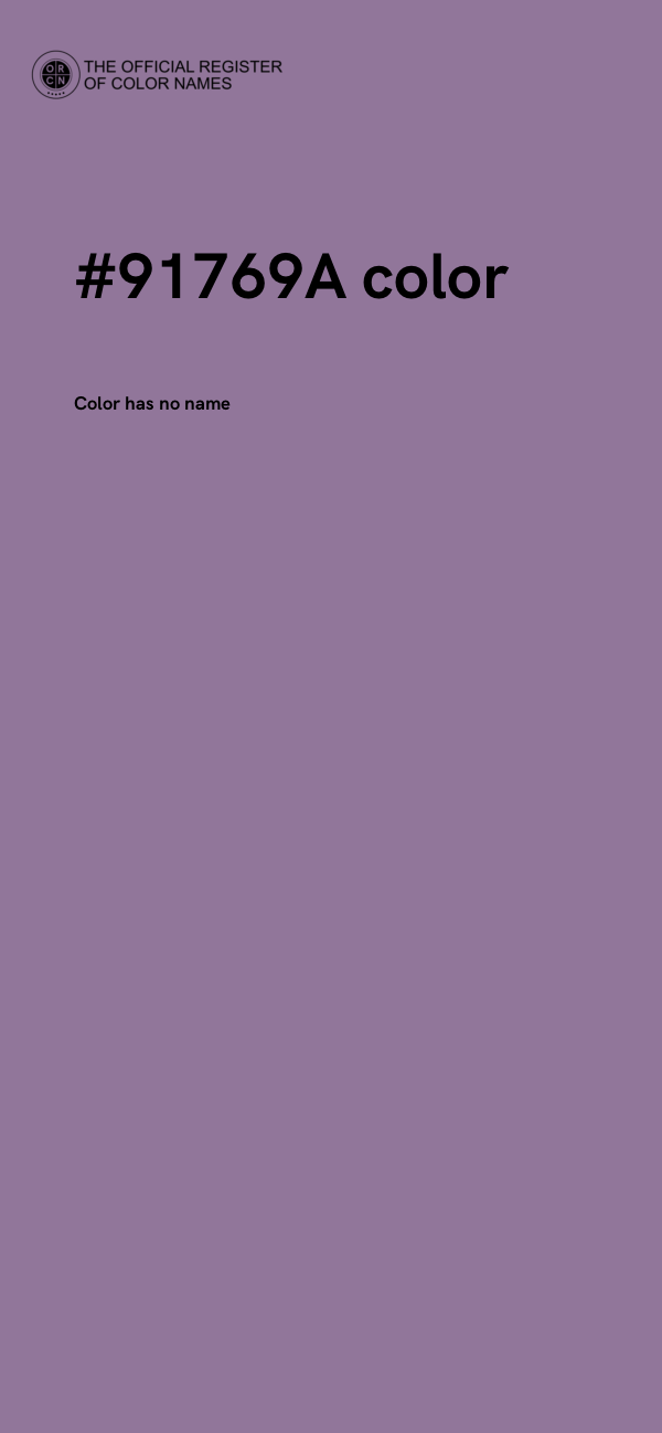 #91769A color image