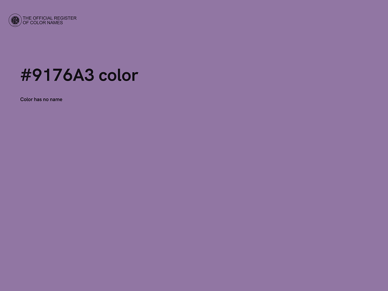 #9176A3 color image