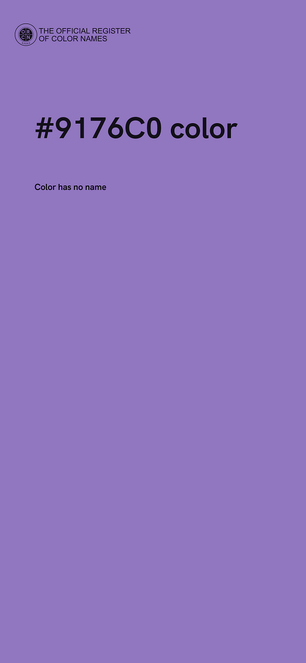 #9176C0 color image