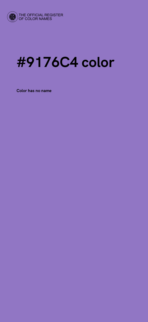 #9176C4 color image