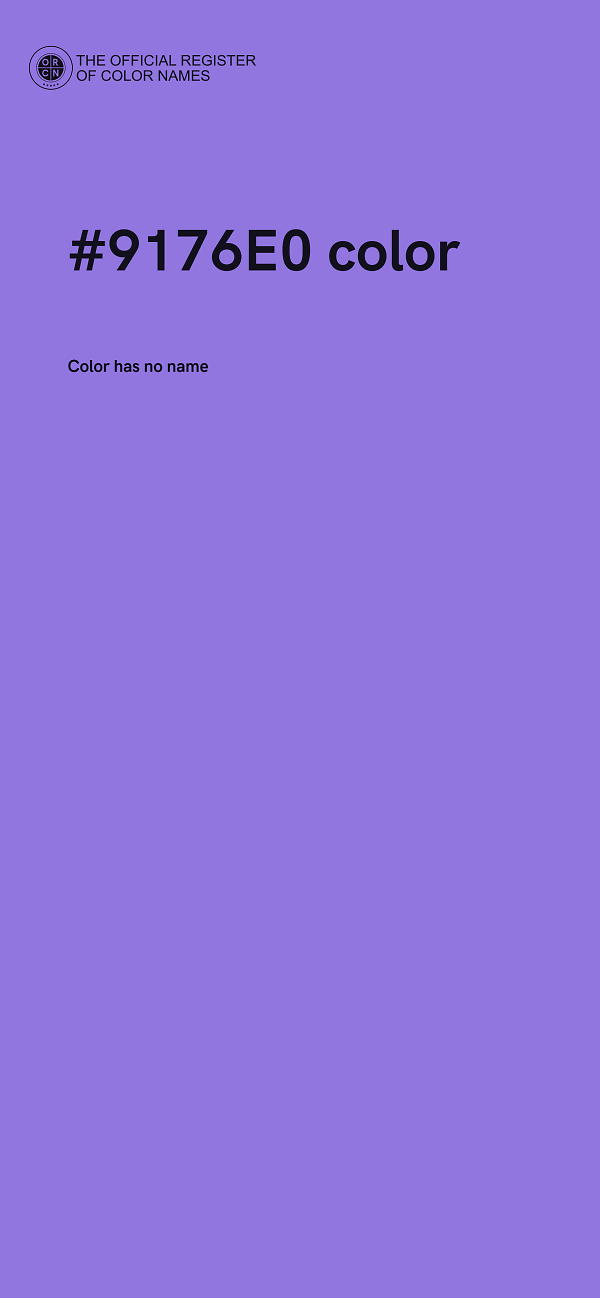#9176E0 color image