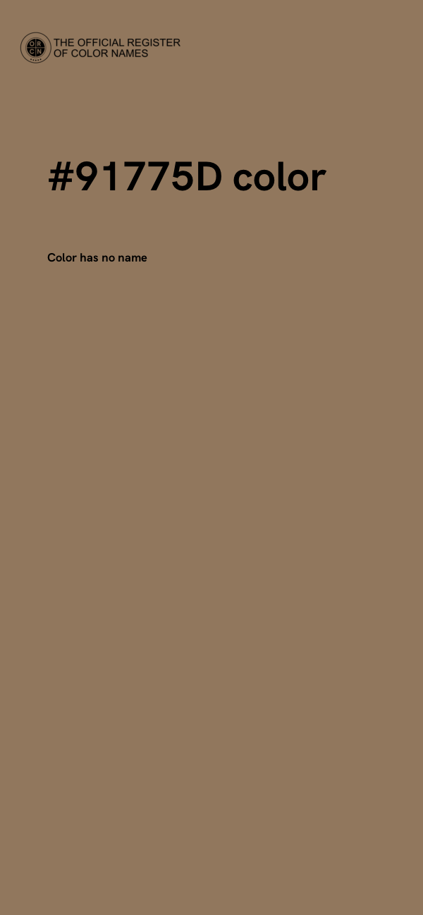 #91775D color image