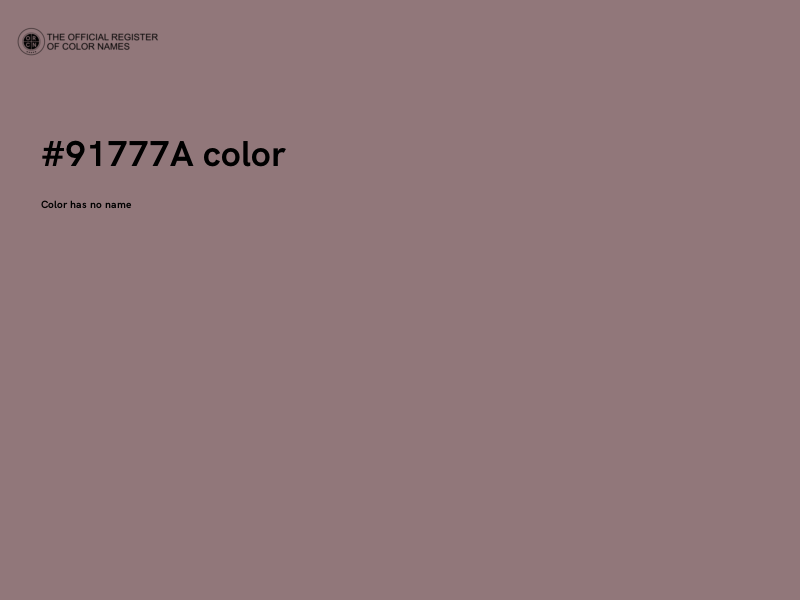 #91777A color image