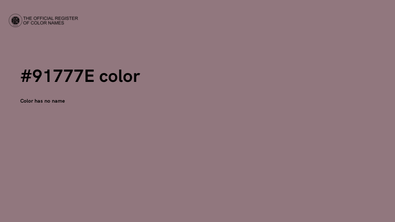 #91777E color image