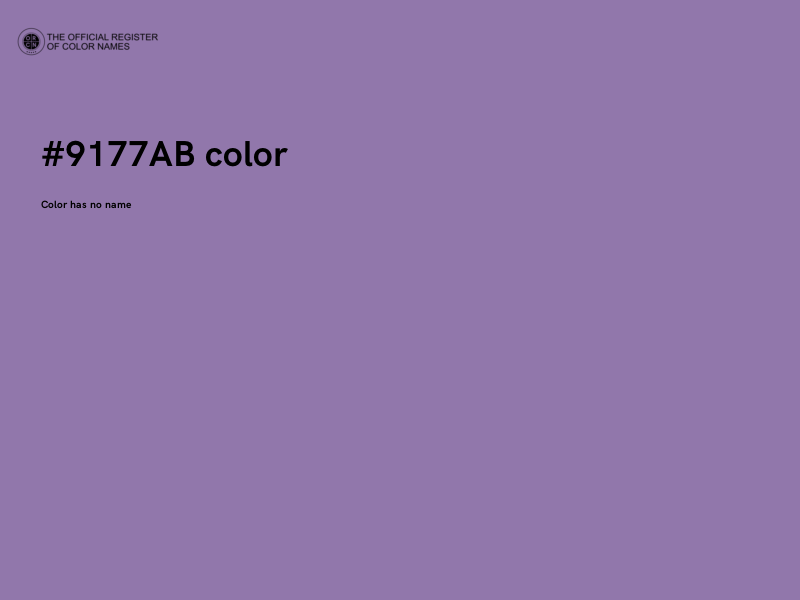 #9177AB color image