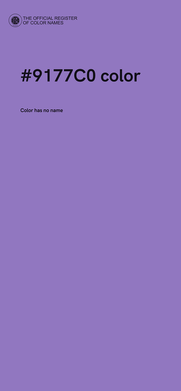 #9177C0 color image