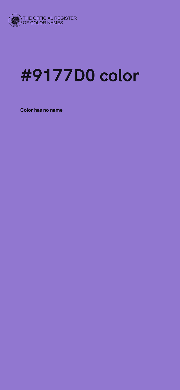#9177D0 color image
