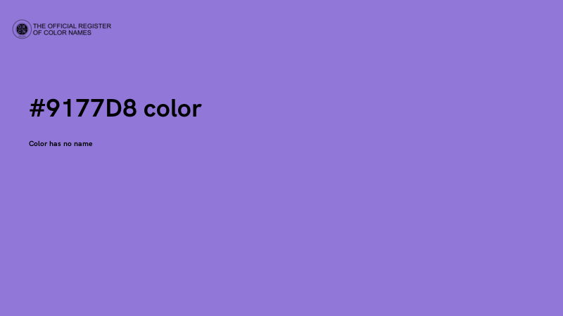 #9177D8 color image