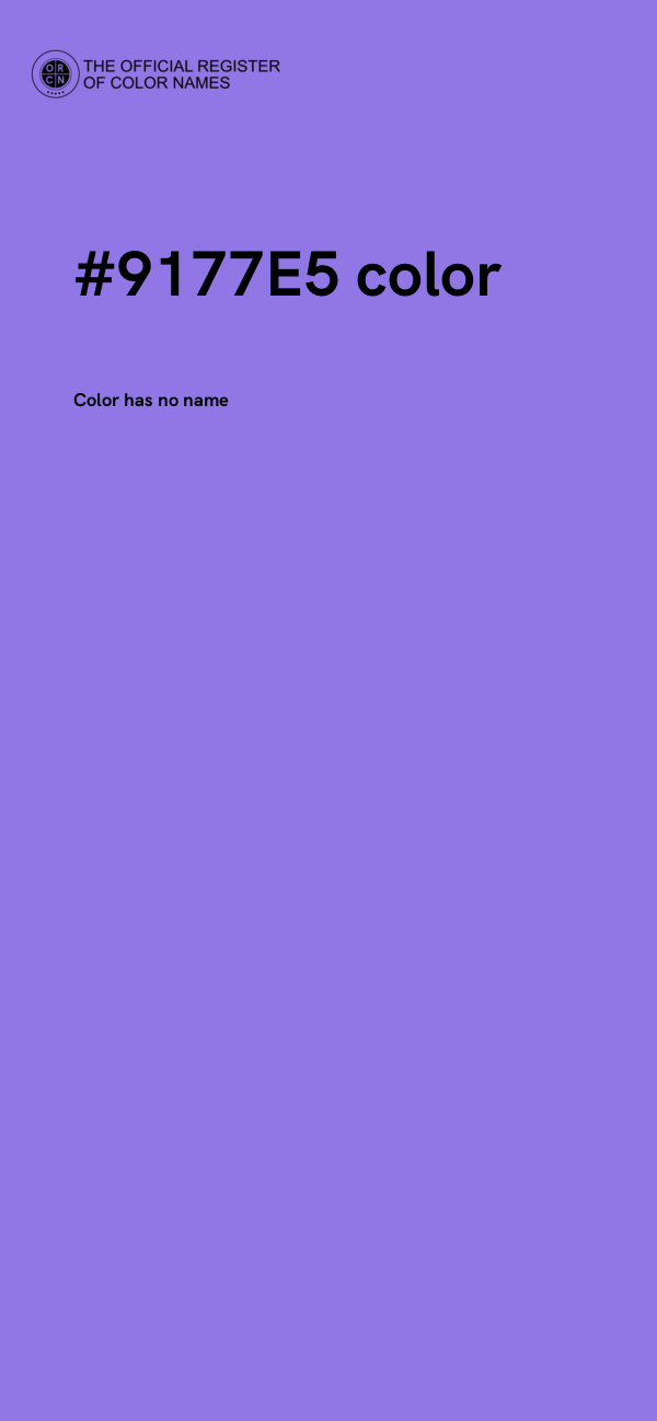 #9177E5 color image